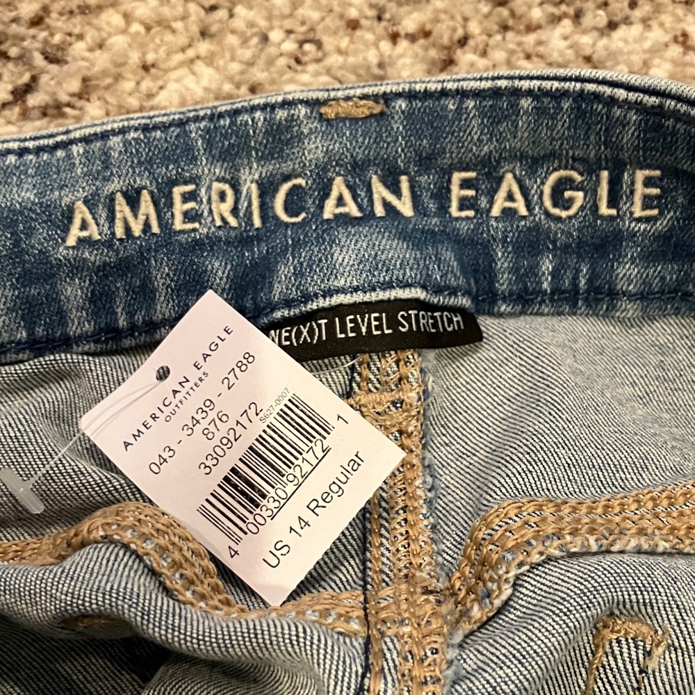 American Eagle Cury Hi-Rise Jegging Denim Jeans NWT - Picture 6 of 8